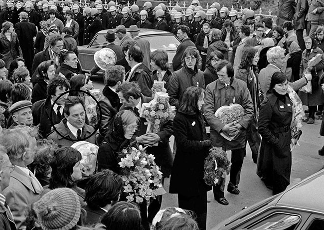 Frank Stagg funeral with Joe Stagg