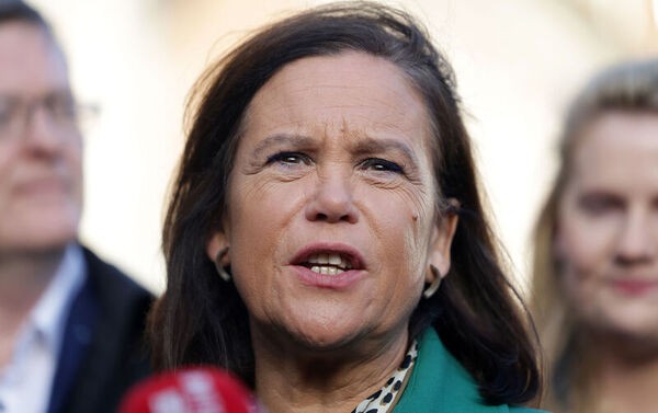 Sinn Féin leader Mary Lou McDonald