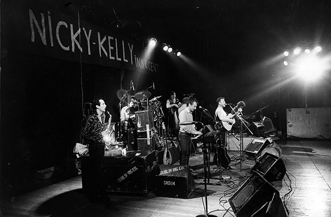 Moving Hearts concert for Nicky Kelly campaign in May 1983