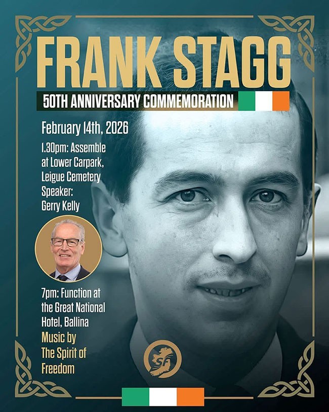 Frank Stagg 50th commemoration