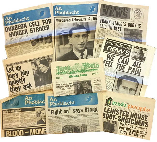 Frank Stagg headlines