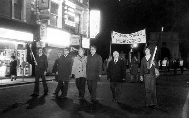 Stagg protest Dublin