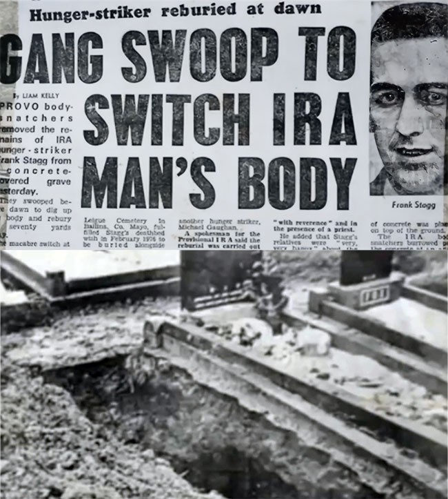 Stagg reburied