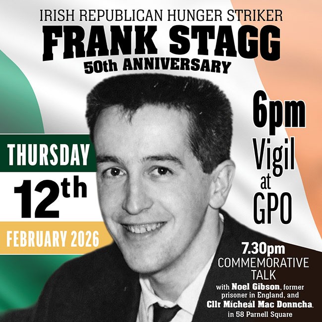 Frank Stagg 50th Dublin vigil