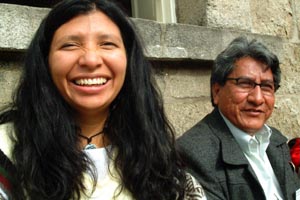 Perli Córdoba and Julio Abella, Colombian human rights activists