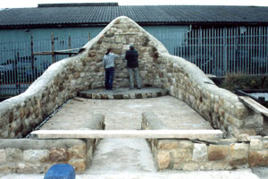 Work underway on the Milltown monument