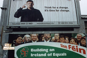 Sinn Féin's election billboard