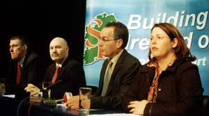 Gerry Kelly and Michelle Gildernew