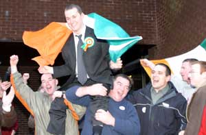 Philip McGuigan, newly elected MLA for North Antrim