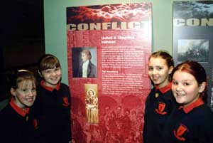 Jamie Leigh McAleese, Kirsty Conlan, Gael Conlan and Danielle Tierney from Vera Fosta School