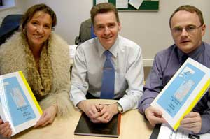 Martina Anderson, Eamonn Molloy and Barry McElduff