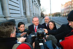 Sinn Féin Chief Negotiator Martin McGuinness