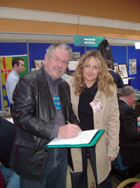 Robert Ballagh and Tierna Cunningham