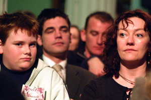 Cristín McCauley on the right of the photo