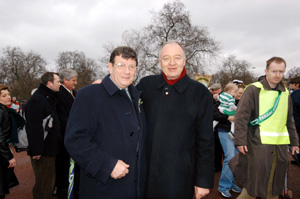 Sinn Féin MP Pat Doherty and London Mayor Ken Livingstone