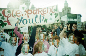 Children enjoy the Belfast St Patrick's Day Carnival
