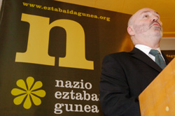 Alex Maskey in the Basque Country