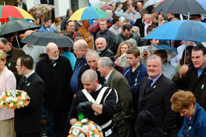 Around 2,000 people attended the Drumboe commemoration in Donegal on Easter Sunday