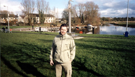 Local election candidate Jason Devlin at the underexploited Ballinasloe marina