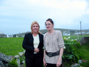 Rose Conway Walsh is pictured with Phil McFadden, who will be honoured at the Le Chéile function later this month