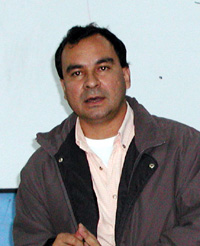 Javier Correa, President of Colombia's Sinaltrainal trade union