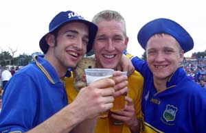 Young people drinking at Slane