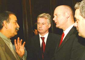 Cuban MP Leonel Gonzalez is pictured with Sinn Féin's Seán Crowe, Daithí Doolan and Aengus Ó Snodaigh