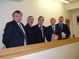 Séan Clarke (Omagh), Patsy Croogan (Magherafelt), Gearóid Ó hÉara (Derry), Gerry McHugh (Fermanagh) and Jarlath McNulty (Strabane)