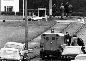 The scene of the 1984 SAS killing of Volunteers Danny Doherty and Willie Fleming