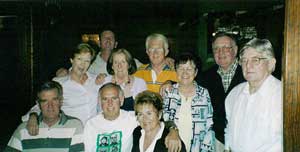 The Clerys with members of Australian Aid for Ireland