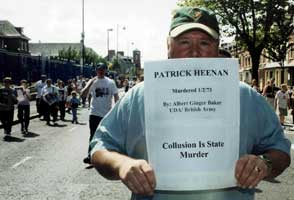 Eugene Heenan is seeking the truth about the death of his father, Patrick, a victim of collusion