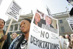 Last Saturday's protest against deportations