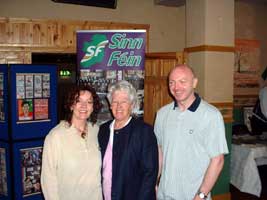 Cristín McCauley, Annie Cahill and Liam Wright