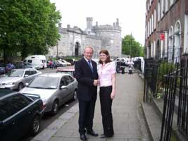 Martin McGuinness and Kathleen Funchion