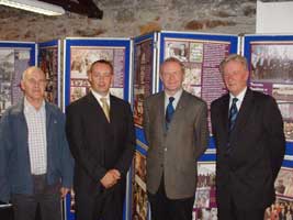 Cllr Anthony Kelly, Cllr John Dwyer, Martin McGuinness MP and Cllr Maurice Roche at the Sinn Féin Céad Bliain launch in Wexford
