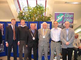 Pictured at the launch (from left to right) are: Cllrs Martin Kenny, Noel Campbell, Eddie Staunton, Johnny Mee, Dave Keating and Gerry Murray