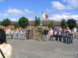 Raymond McCartney speaks at a Hunger Strike commemoration