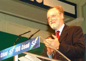 Francis Wurtz President of GUE-NGL at the Sinn Féin Ard Fheis