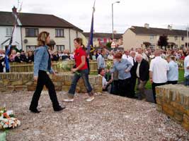 Fallen IRA volunteers and republicans honoured in Creggan in Derry City