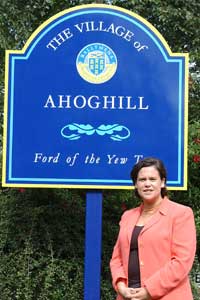 Mary Lou McDonald MEP visits Ahoghill