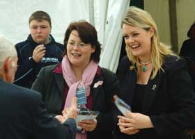 Michelle Gildernew MP and Toiréasa Ní Fhearaíosa mayor of Kerry