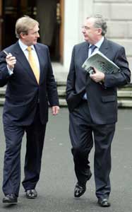 Enda Kenny and Pat Rabbitt: The opposition Pinky and Perky!