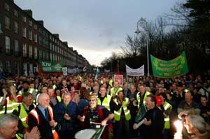 Irish Ferries protest