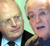 Michael McDowell and former Green Party leader John Gormley