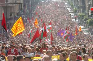 Batasuna rally in support of a real peace process