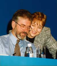 Gerry Adams and Joan O'Connor