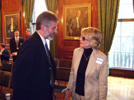 Gerry Adam with Jean Kennedy Smith