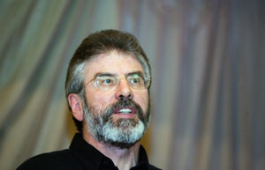 Sinn Féin President Gerry Adams