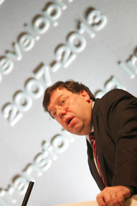 Fianna Fáil Finance Minister Brian Cowen