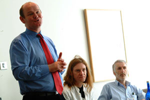 Daithí Doolan, Rory McAuliffe from UISCE and Dr Paul Quigley